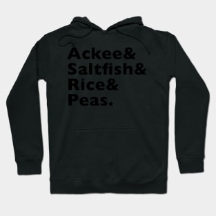 Jamaican Ackee and Saltfish Rice and Peas Hoodie